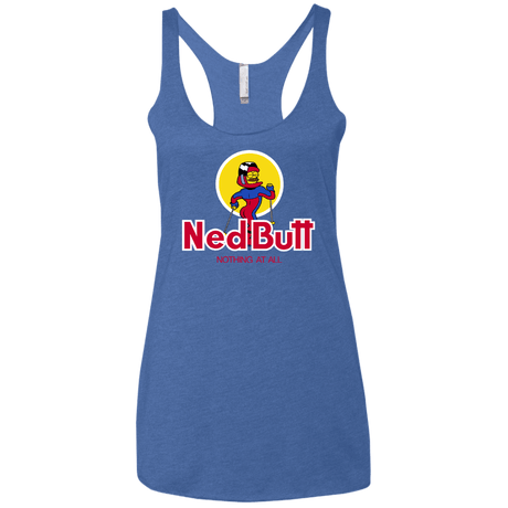 T-Shirts Vintage Royal / X-Small Ned Butt Women's Triblend Racerback Tank