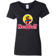 T-Shirts Black / S Ned Butt Women's V-Neck T-Shirt