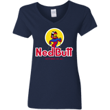 T-Shirts Navy / S Ned Butt Women's V-Neck T-Shirt