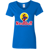 T-Shirts Royal / S Ned Butt Women's V-Neck T-Shirt