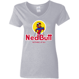 T-Shirts Sport Grey / S Ned Butt Women's V-Neck T-Shirt