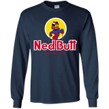 T-Shirts Navy / YS Ned Butt Youth Long Sleeve T-Shirt