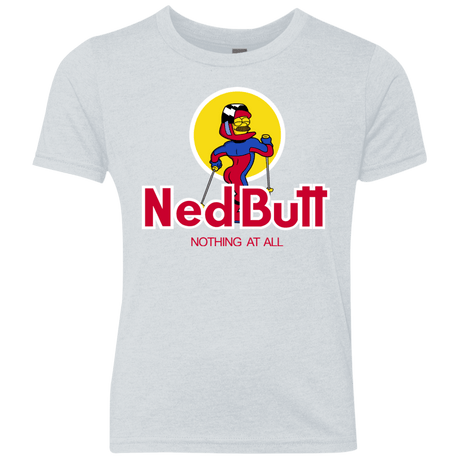 T-Shirts Heather White / YXS Ned Butt Youth Triblend T-Shirt