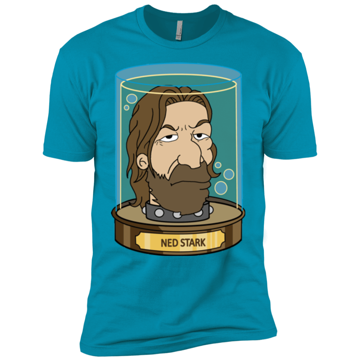 T-Shirts Turquoise / YXS Ned Stark Head Boys Premium T-Shirt