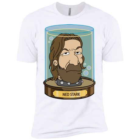 T-Shirts White / YXS Ned Stark Head Boys Premium T-Shirt