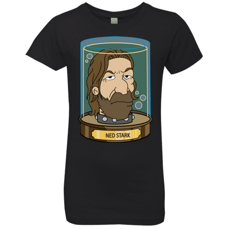 T-Shirts Black / YXS Ned Stark Head Girls Premium T-Shirt