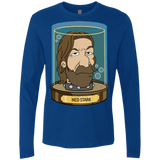 T-Shirts Royal / Small Ned Stark Head Men's Premium Long Sleeve