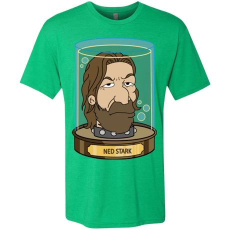 T-Shirts Envy / Small Ned Stark Head Men's Triblend T-Shirt