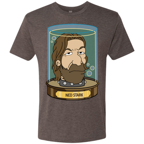 T-Shirts Macchiato / Small Ned Stark Head Men's Triblend T-Shirt