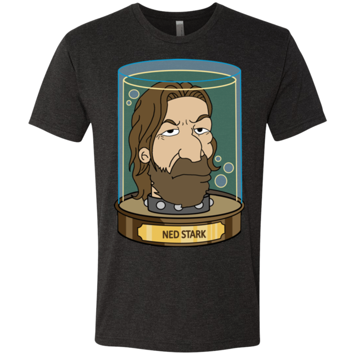 T-Shirts Vintage Black / Small Ned Stark Head Men's Triblend T-Shirt