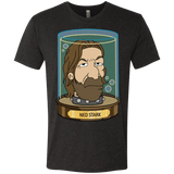 T-Shirts Vintage Black / Small Ned Stark Head Men's Triblend T-Shirt