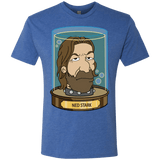 T-Shirts Vintage Royal / Small Ned Stark Head Men's Triblend T-Shirt