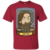 T-Shirts Cardinal / Small Ned Stark Head T-Shirt