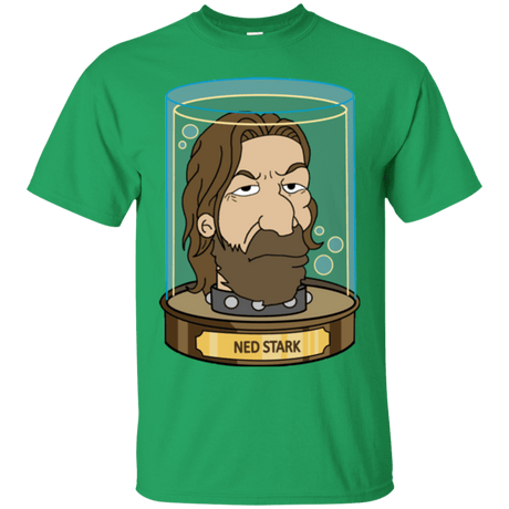 T-Shirts Irish Green / Small Ned Stark Head T-Shirt
