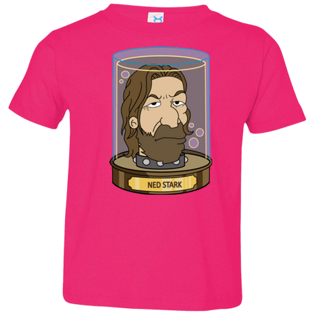 T-Shirts Hot Pink / 2T Ned Stark Head Toddler Premium T-Shirt