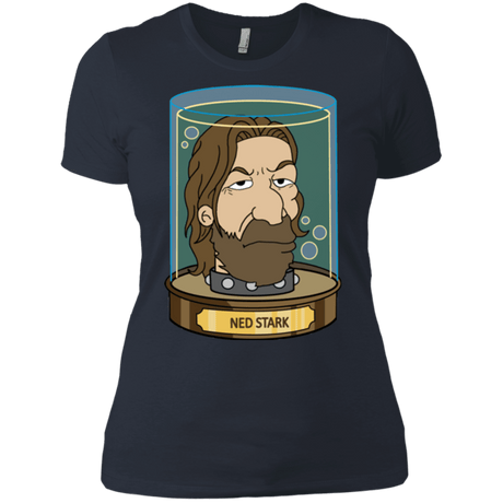T-Shirts Indigo / X-Small Ned Stark Head Women's Premium T-Shirt