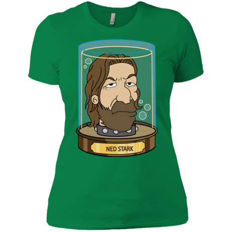 T-Shirts Kelly Green / X-Small Ned Stark Head Women's Premium T-Shirt
