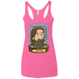 T-Shirts Vintage Pink / X-Small Ned Stark Head Women's Triblend Racerback Tank