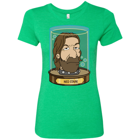 T-Shirts Envy / Small Ned Stark Head Women's Triblend T-Shirt