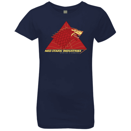 T-Shirts Midnight Navy / YXS Ned Stark Industries Girls Premium T-Shirt