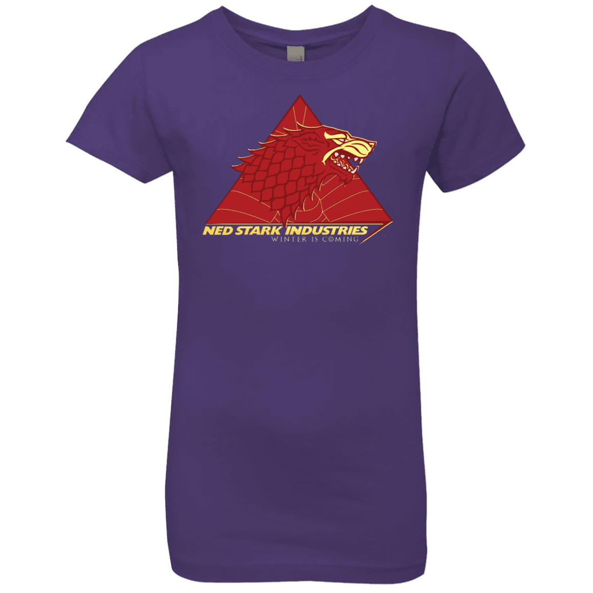 T-Shirts Purple Rush / YXS Ned Stark Industries Girls Premium T-Shirt