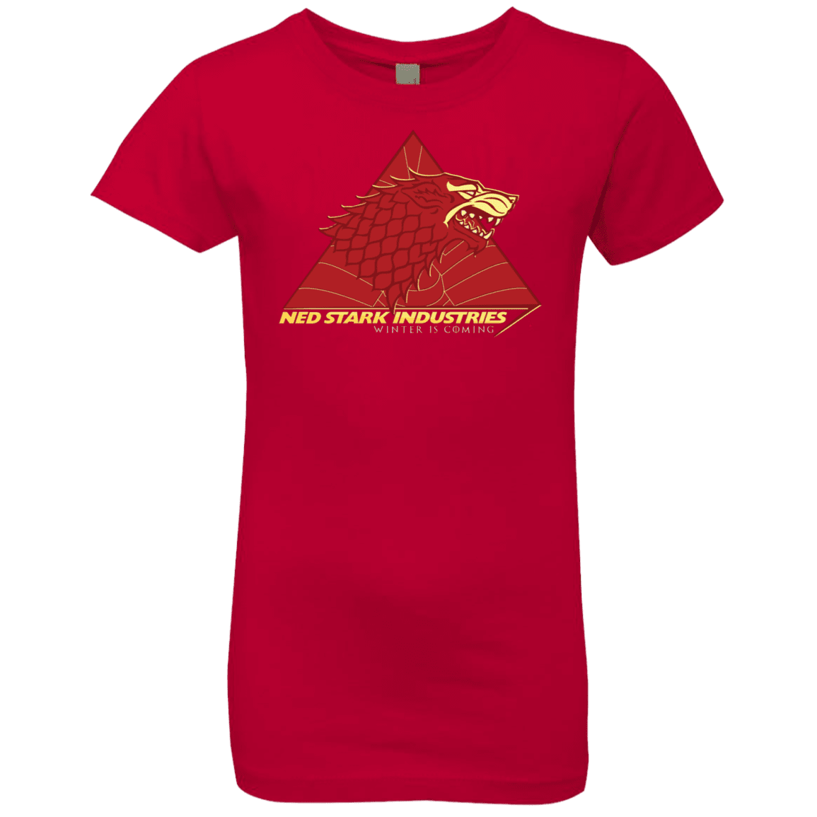 T-Shirts Red / YXS Ned Stark Industries Girls Premium T-Shirt