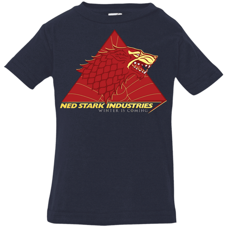 T-Shirts Navy / 6 Months Ned Stark Industries Infant Premium T-Shirt