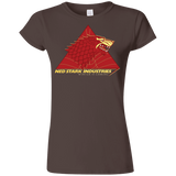 T-Shirts Dark Chocolate / S Ned Stark Industries Junior Slimmer-Fit T-Shirt