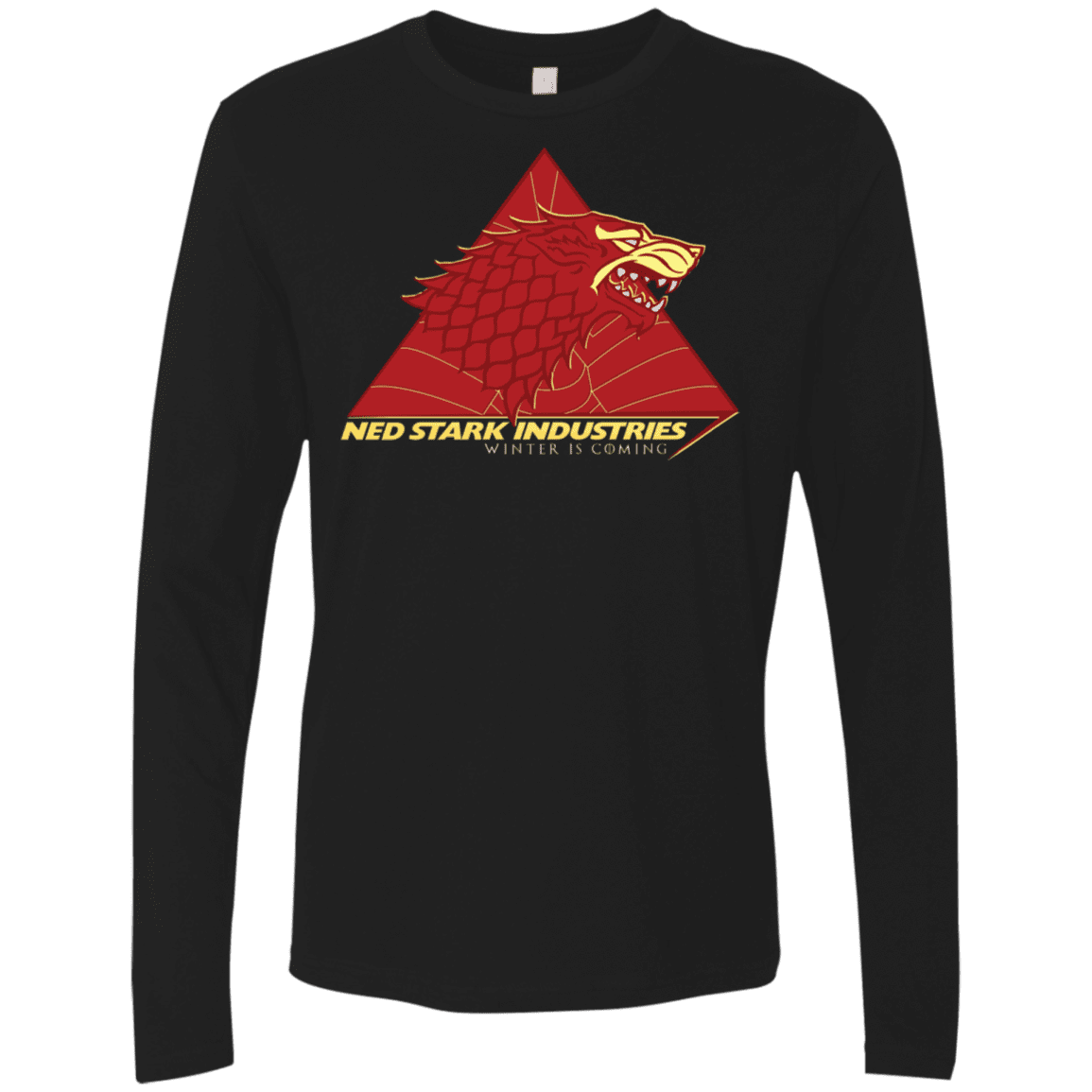 T-Shirts Black / S Ned Stark Industries Men's Premium Long Sleeve