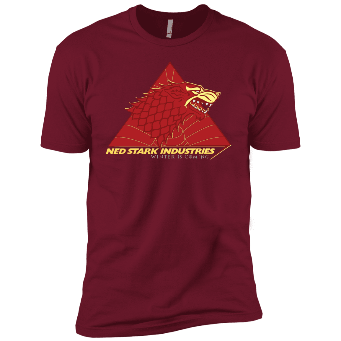 T-Shirts Cardinal / X-Small Ned Stark Industries Men's Premium T-Shirt