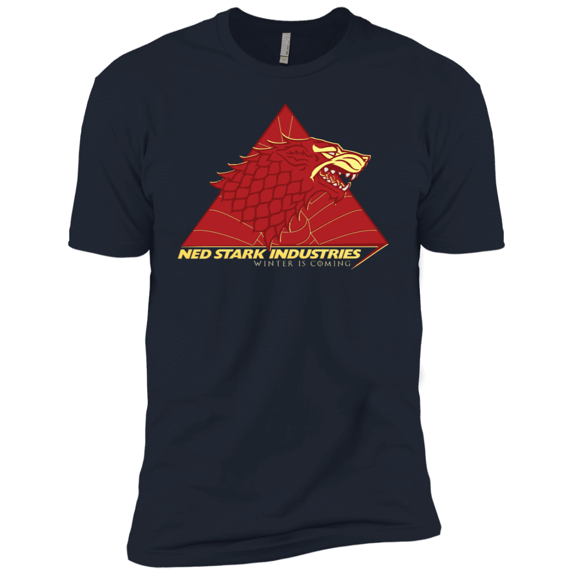 T-Shirts Midnight Navy / X-Small Ned Stark Industries Men's Premium T-Shirt