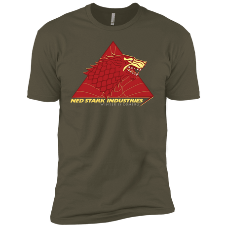 T-Shirts Military Green / X-Small Ned Stark Industries Men's Premium T-Shirt
