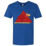 T-Shirts Royal / X-Small Ned Stark Industries Men's Premium V-Neck