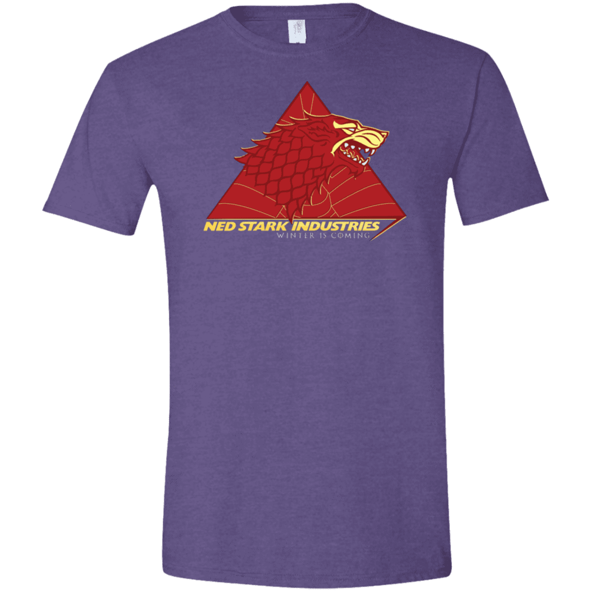 T-Shirts Heather Purple / S Ned Stark Industries Men's Semi-Fitted Softstyle