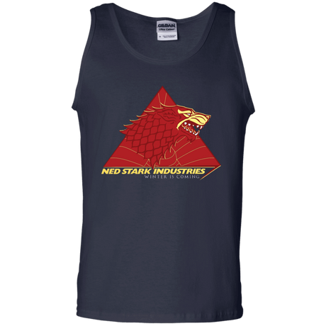 T-Shirts Navy / S Ned Stark Industries Men's Tank Top