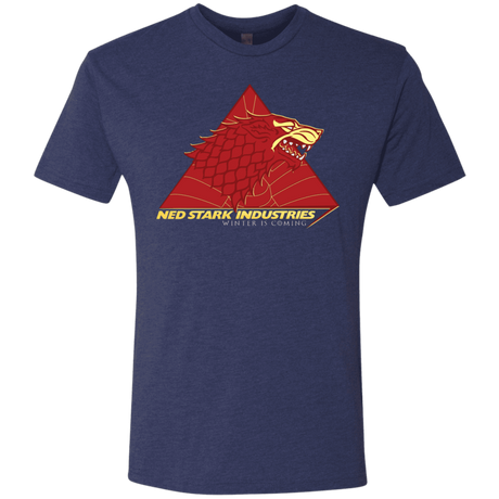 T-Shirts Vintage Navy / S Ned Stark Industries Men's Triblend T-Shirt