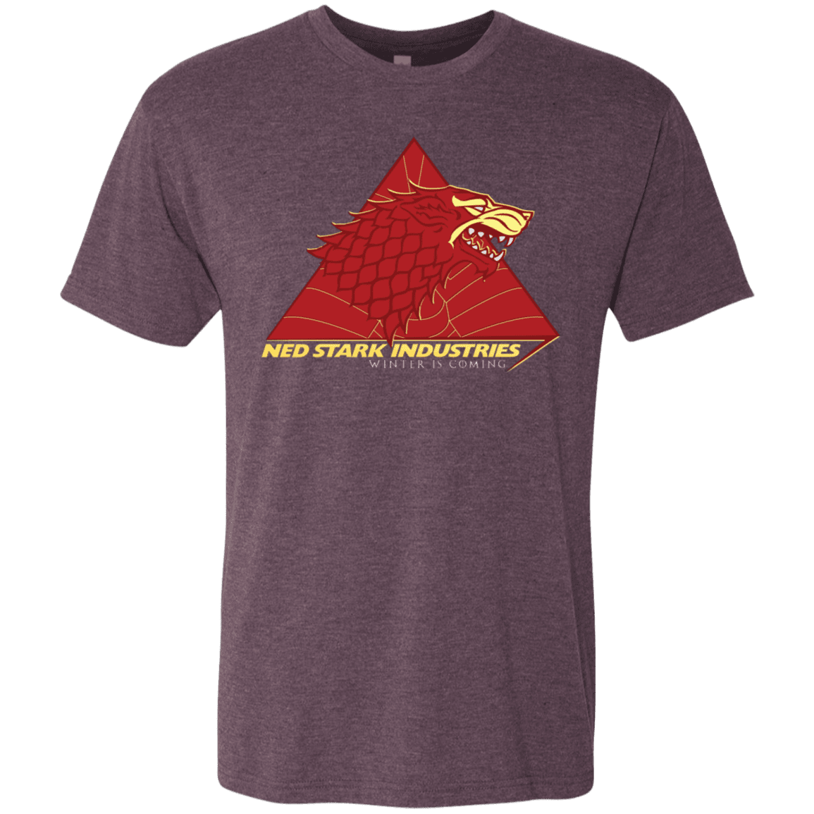 T-Shirts Vintage Purple / S Ned Stark Industries Men's Triblend T-Shirt
