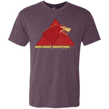 T-Shirts Vintage Purple / S Ned Stark Industries Men's Triblend T-Shirt