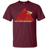 T-Shirts Maroon / S Ned Stark Industries T-Shirt