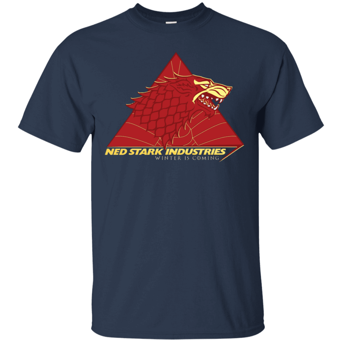 T-Shirts Navy / S Ned Stark Industries T-Shirt
