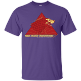 T-Shirts Purple / S Ned Stark Industries T-Shirt