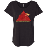 T-Shirts Vintage Black / X-Small Ned Stark Industries Triblend Dolman Sleeve