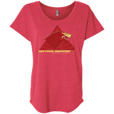 T-Shirts Vintage Red / X-Small Ned Stark Industries Triblend Dolman Sleeve
