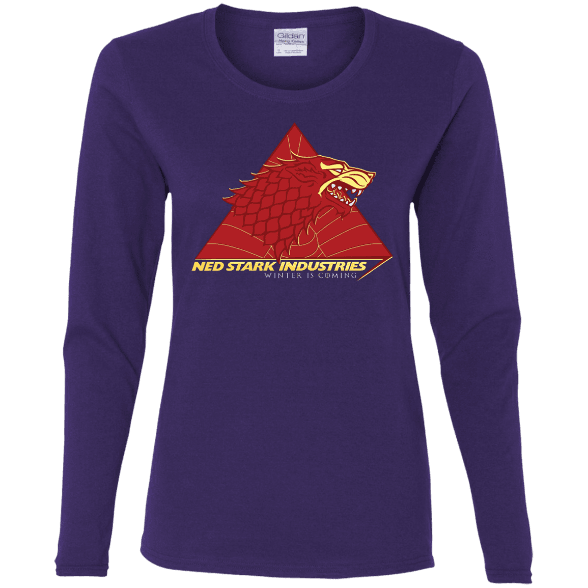 T-Shirts Purple / S Ned Stark Industries Women's Long Sleeve T-Shirt