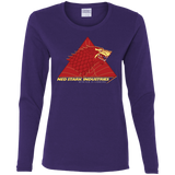 T-Shirts Purple / S Ned Stark Industries Women's Long Sleeve T-Shirt