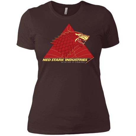 T-Shirts Dark Chocolate / X-Small Ned Stark Industries Women's Premium T-Shirt