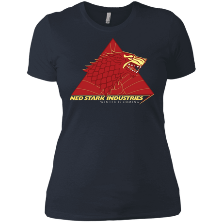 T-Shirts Indigo / X-Small Ned Stark Industries Women's Premium T-Shirt