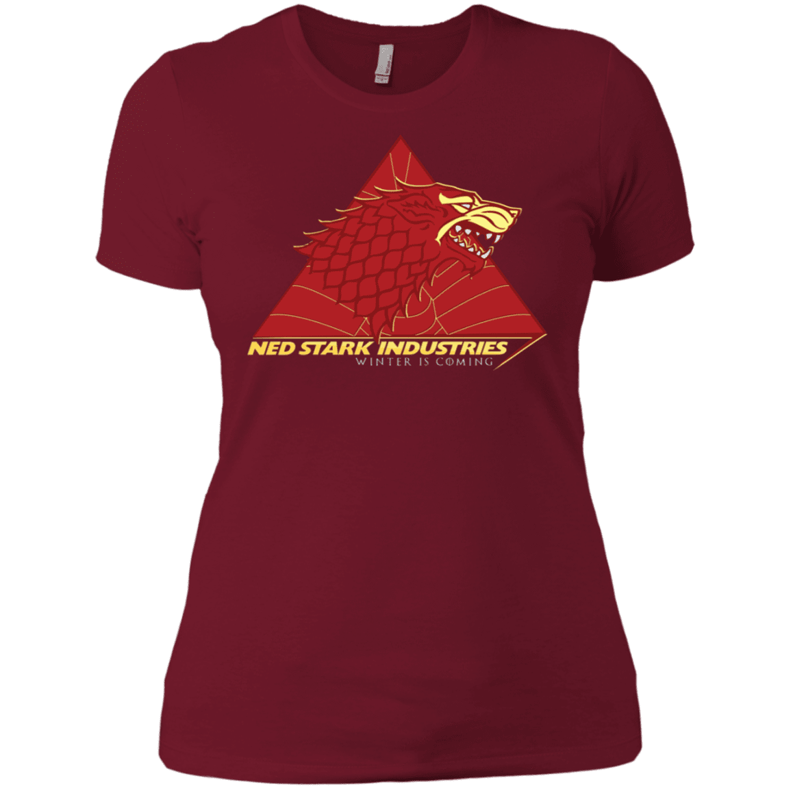 T-Shirts Scarlet / X-Small Ned Stark Industries Women's Premium T-Shirt