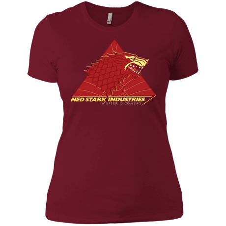 T-Shirts Scarlet / X-Small Ned Stark Industries Women's Premium T-Shirt
