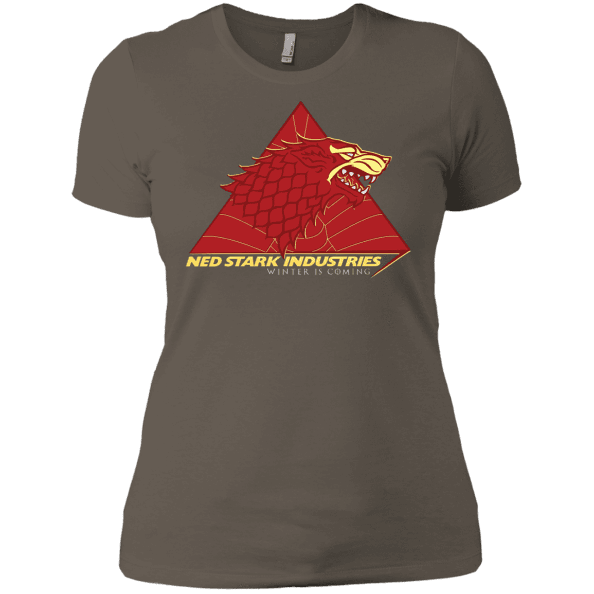 T-Shirts Warm Grey / X-Small Ned Stark Industries Women's Premium T-Shirt